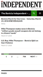 Mobile Screenshot of beniciaindependent.com