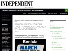 Tablet Screenshot of beniciaindependent.com